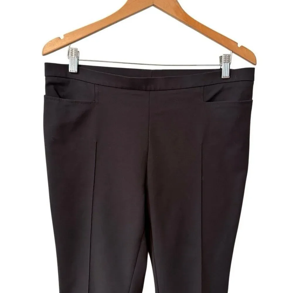 Akris Punto Ankle Pants Women’s Size 12 Black Trousers Old Money Career - Picture 3 of 12